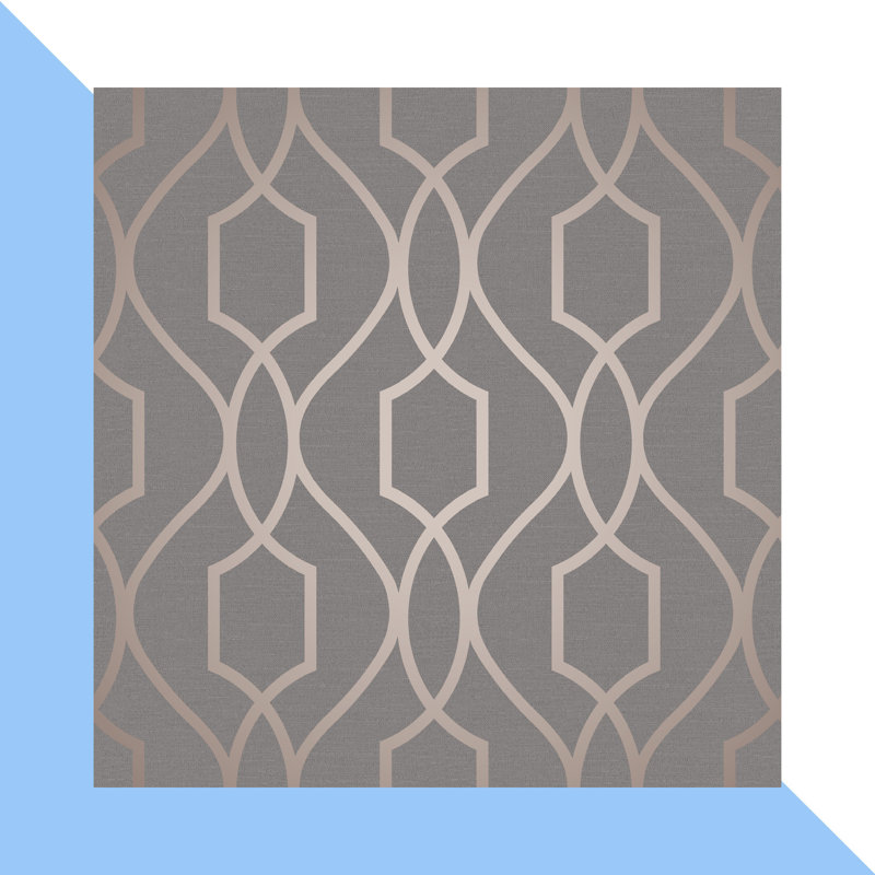 10m x 53cm Wallpaper Roll, Copper