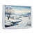Cadre flottant blanc