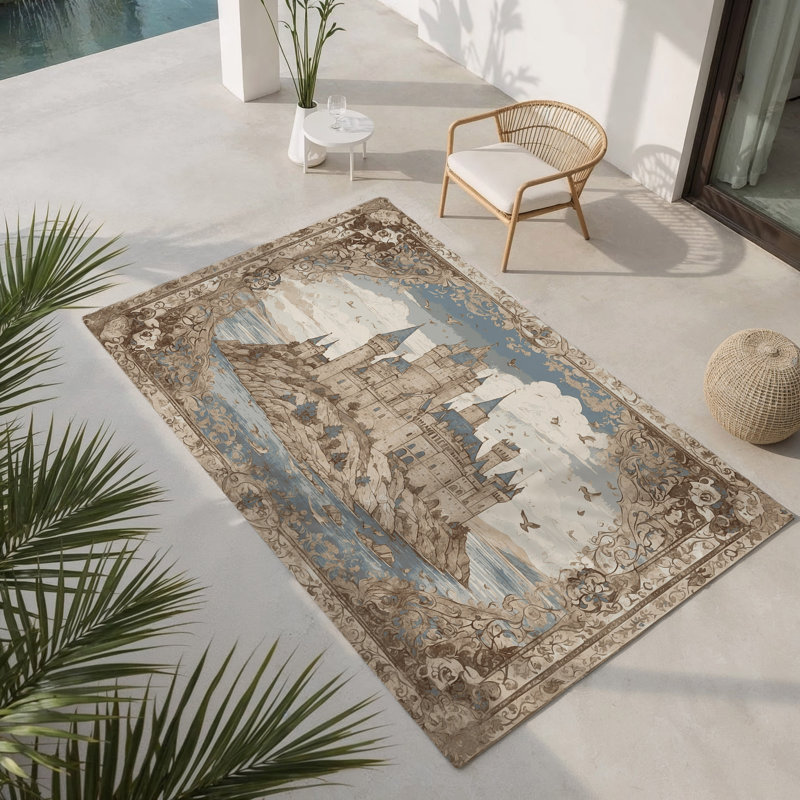 Noble Ascent Indoor And Outdoor Area Rug, Rectangle 8' x 10'