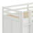 Space-Saving Elevated Bed System Featuring Large Closet, Workstation with Slide-out Keyboard Drawer, Device Charging Station, and Adjustable Metal Lighting-408653257
