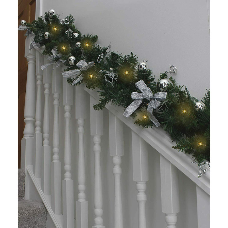 180cm Lighted Faux Garland with Lights