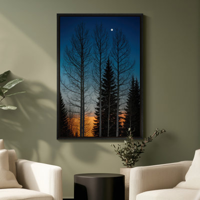 Framed Canvas Wall Art - Vintage Abstract Wall Prints for Bedroom - 24"x36"