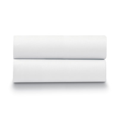 HOME Collection 100% Cotton Standard Solid Colour - Set of 2