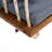 Patio Wooden Swing Chair, Hanging Porch Swing Bench With Cushion And Pillows, 10.8Ft Hemp Ropes For Garden, Backyard, Lawn, Natural-431893134-431893133