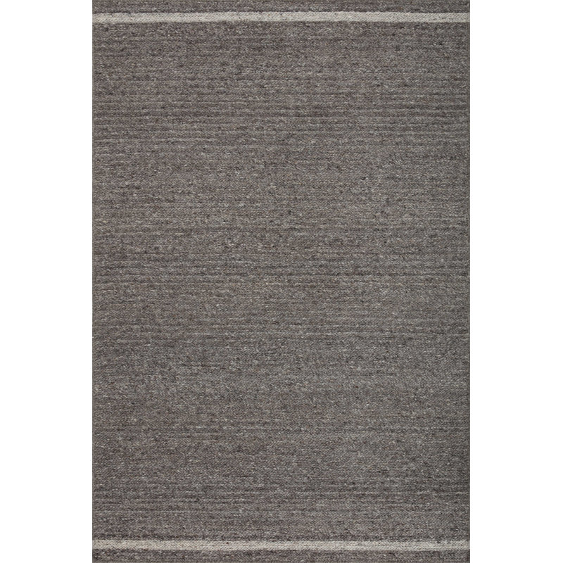 Tapis granite / argenté Magnolia Home par Joanna Gaines X Loloi Ashby, Rectangle 11 pi 6 po x 15 pi