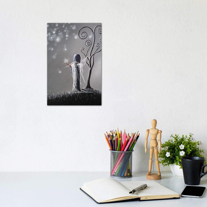 Diamond Fairy - Wrapped Canvas Print, 20.32 cm H x 30.48 cm W