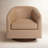 Bennett Vegan  Leather Swivel Barrel Chair-105831747