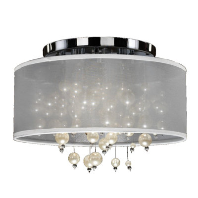 Leal Fabric Flush Mount