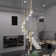Natya 12 - Light Crystal Dimmable LED Teardrop Chandelier