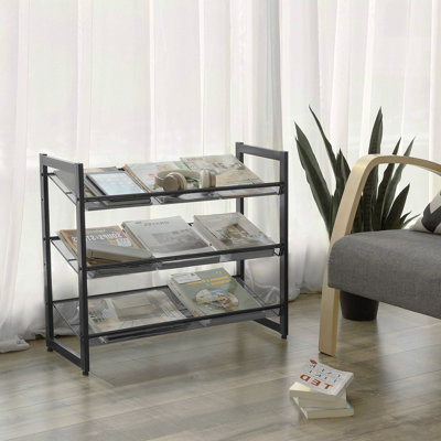 9 Pair Stackable Shoe Rack
