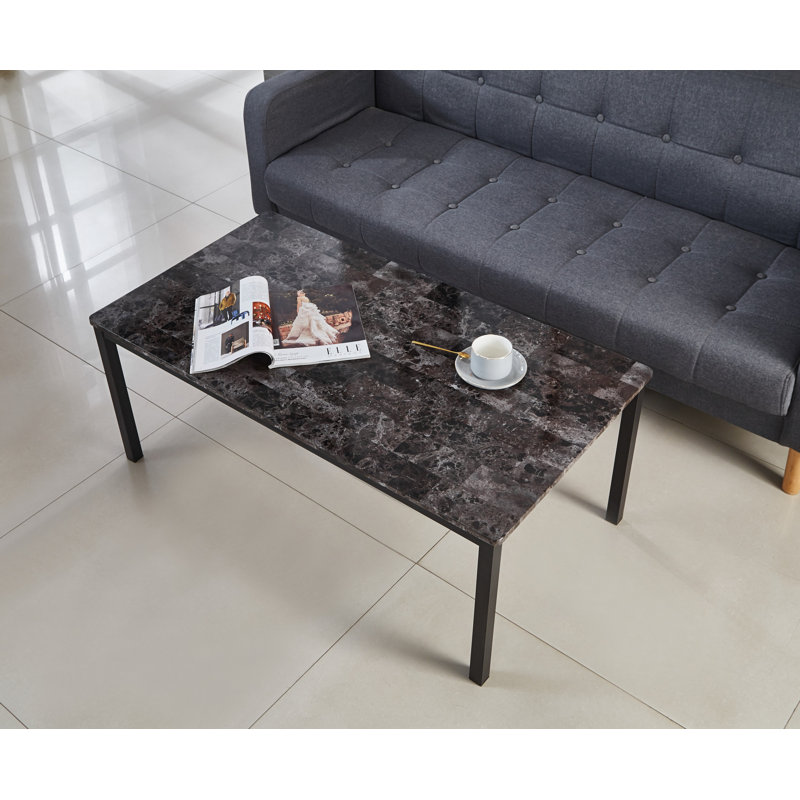 Calmas Four Leg Coffee Table, Grey