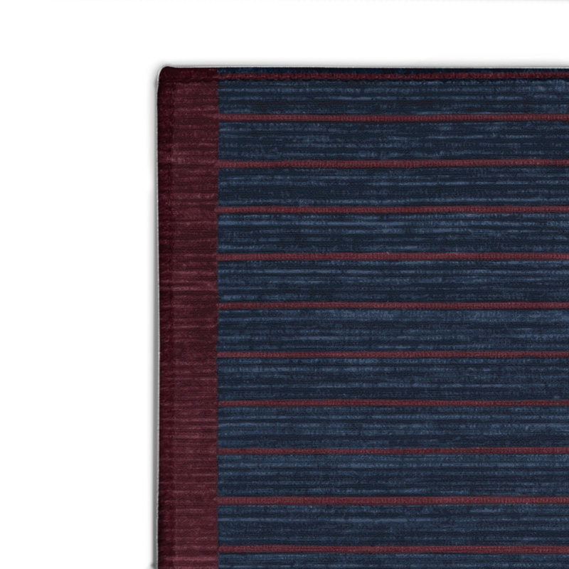 Tapis intérieur / extérieur gris HorizontalStripes, Rectangulaire 2 pi x 3 pi