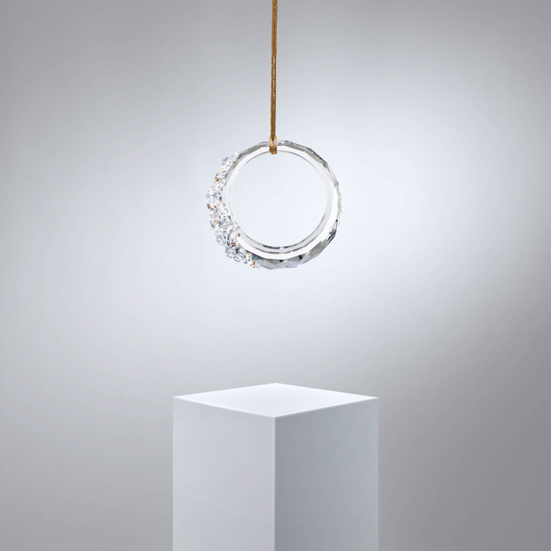 Serenity 1 - Light LED Pendant, Polished Chrome/Gold Rope