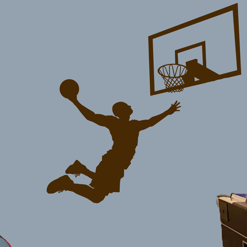 Ensemble d'adhésif décoratif Hashimoto Basketball Slam Dunk, Brun chocolat