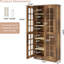 Armoire de rangement haute, garde-manger spacieux, armoire de cuisine