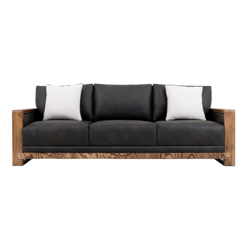 Wooden Frame, Upholstered Sofa