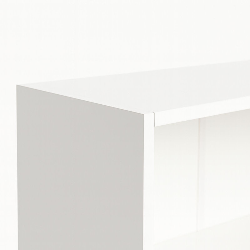 Armoire de rangement à 5 niveaux, Blanc, (5 tablettes) H 70,92 po x l 29,94 po x P 11,43 po