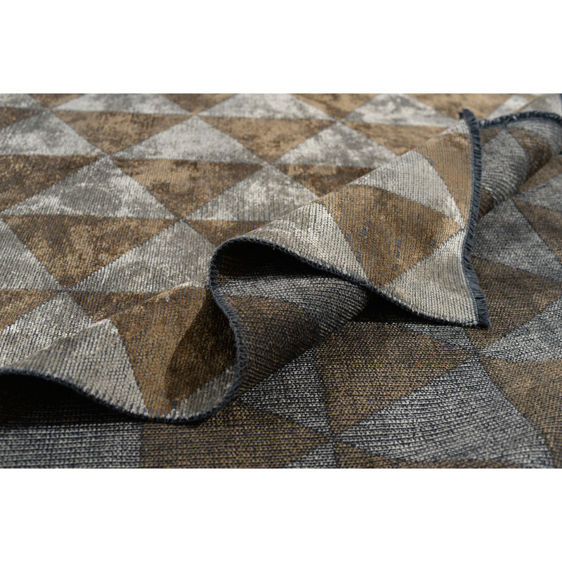 Tapis gris / brun Rapture, Rectangle 7 pi 10 po x 11 pi 2 po