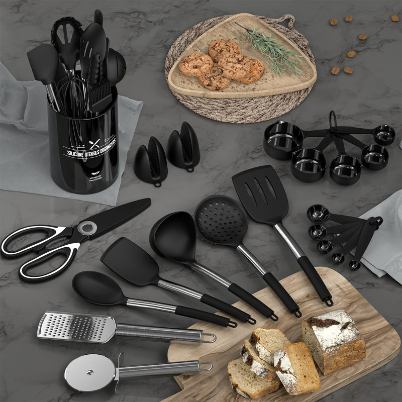 Wuyi 30 Utensil Set, Black