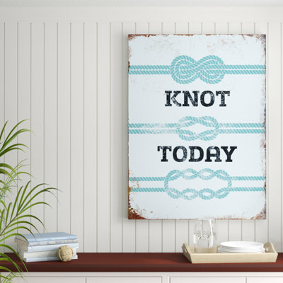 « punny nautique i », art textuel sur toile tendue