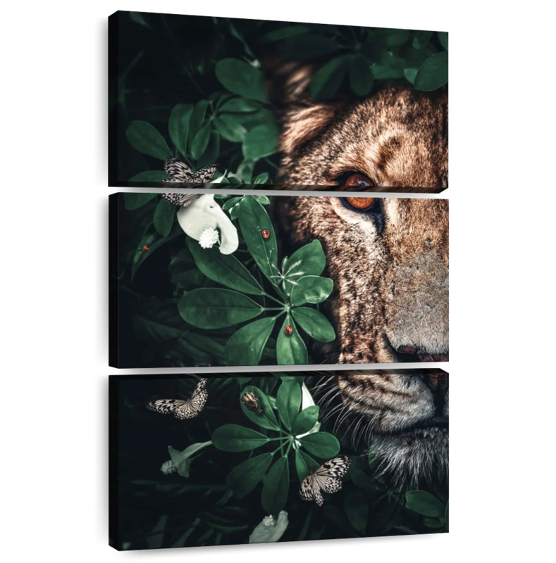 Lionne Brampt duo jungle, H 45 po x l 28 po