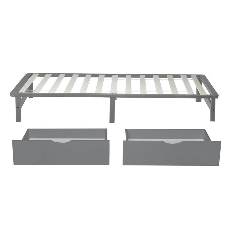 Isaiyah Underbed Storage Drawers, Grey