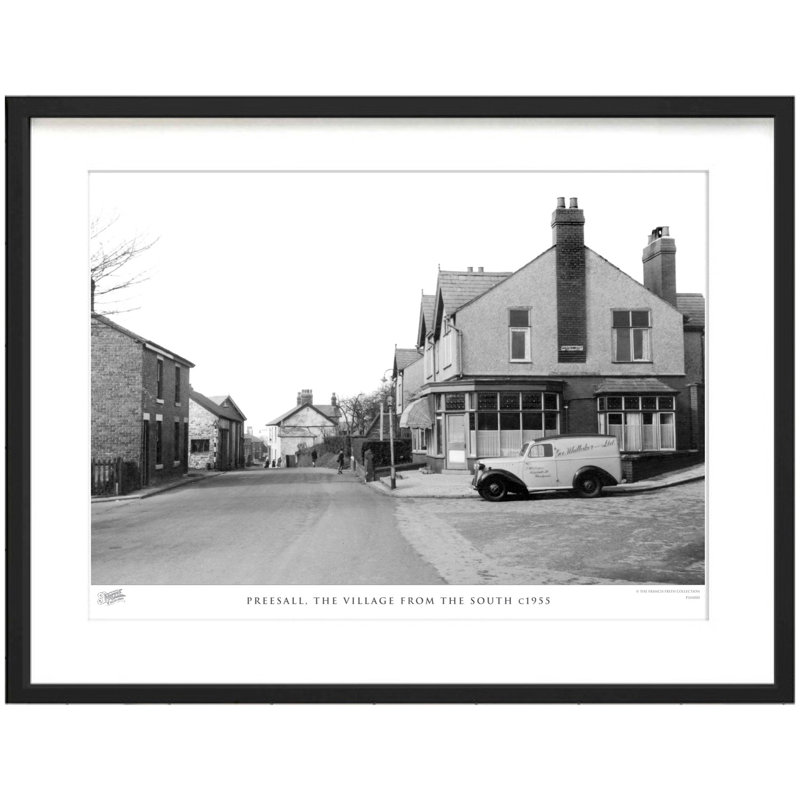Preesall, The Village From The South C1955 - Single Picture Frame Print, 45cm H x 60cm W x 2.3cm D