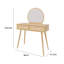 Anelise Rattan Dressing Table with Mirror-1166535213