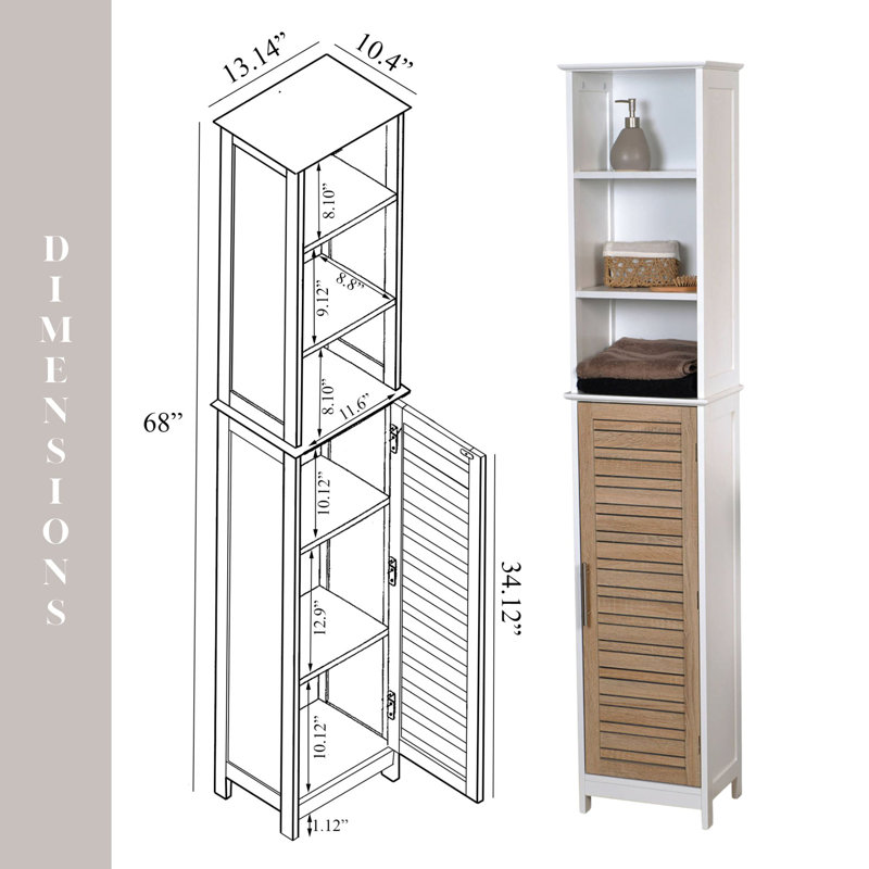 Stockholm Freestanding Bathroom Storage