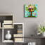 Art mural en verre acrylique 12 po x 12 po «Treehouse For The Birds» par Carrie Sharp