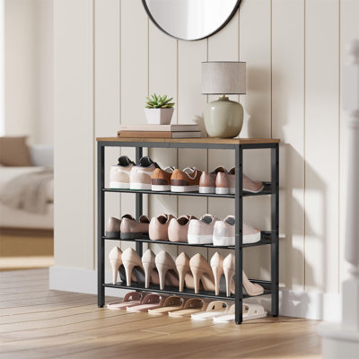 16 Pair Shoe Rack