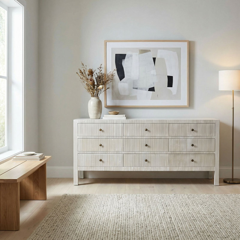 9 - Drawer Solid Wood Dresser