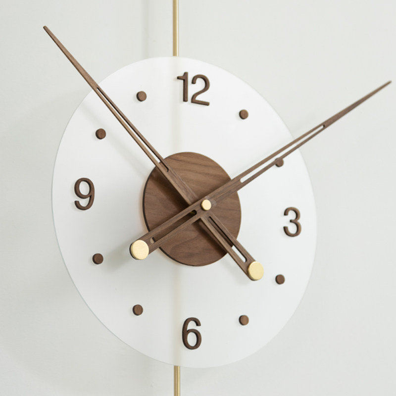 Brown Round Pendulum Wall Clocks