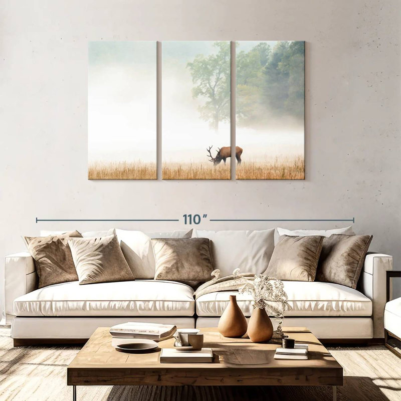 Brampt Cataloochee Elk, 48" H x 74" W