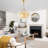 9-Light Modern Artistic Glass Bubble Chandelier-893105197