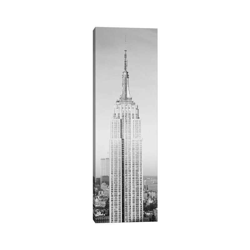 Empire State Building, NYC I by Panoramic Images - Wrapped Canvas Panoramic Print, 121.92 cm H x 40.64 cm W x 3.175 cm D