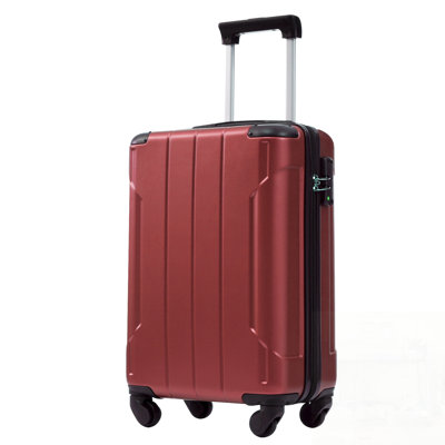 Lightweight Durable ABS Hardshell Luggage with Double Spinner Wheels, TSA Lock, Ideal for Effortless Travel and Security