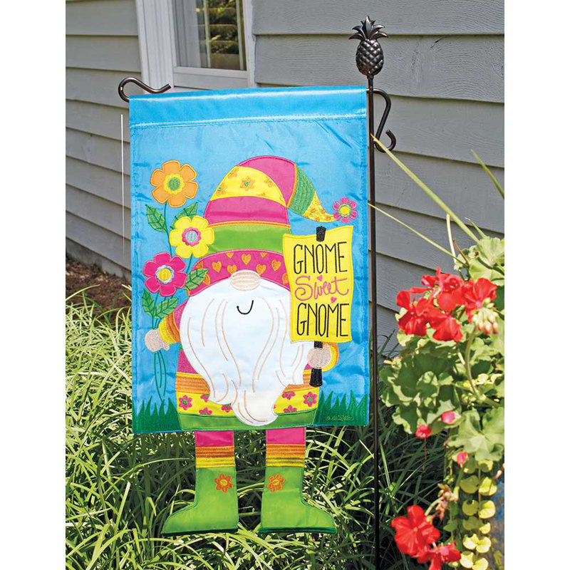 Double Sided 24 in. H x 13 in. W Polyester Garden flag