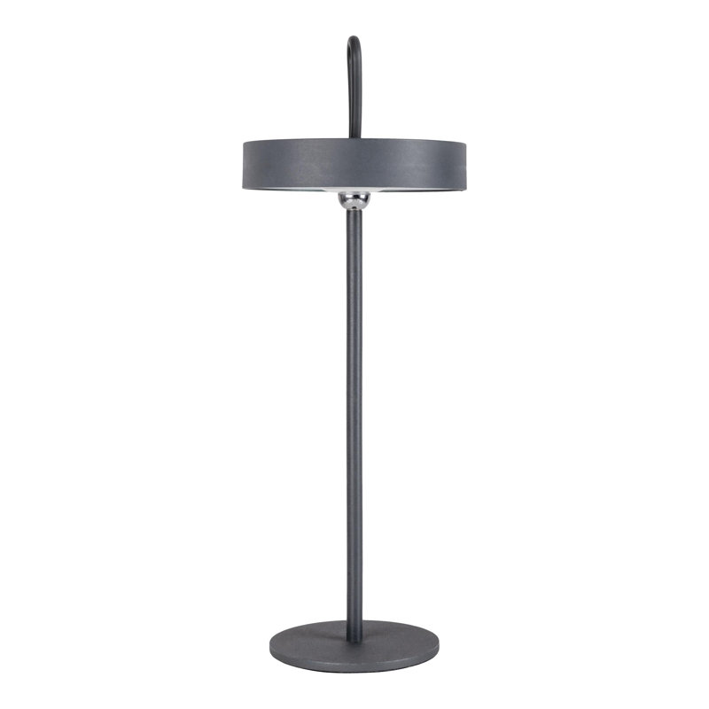 Brona Adjustable Metal Standard Table Lamp Lamp, Grey/Brown/Blue