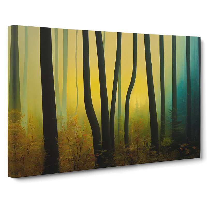 Spirited Forest - Wrapped Canvas Print, 35cm H x 50cm W x 3cm D