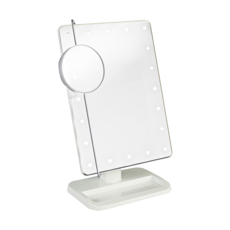 8" x 11" Lighted Table Top Mirror, Battery Only