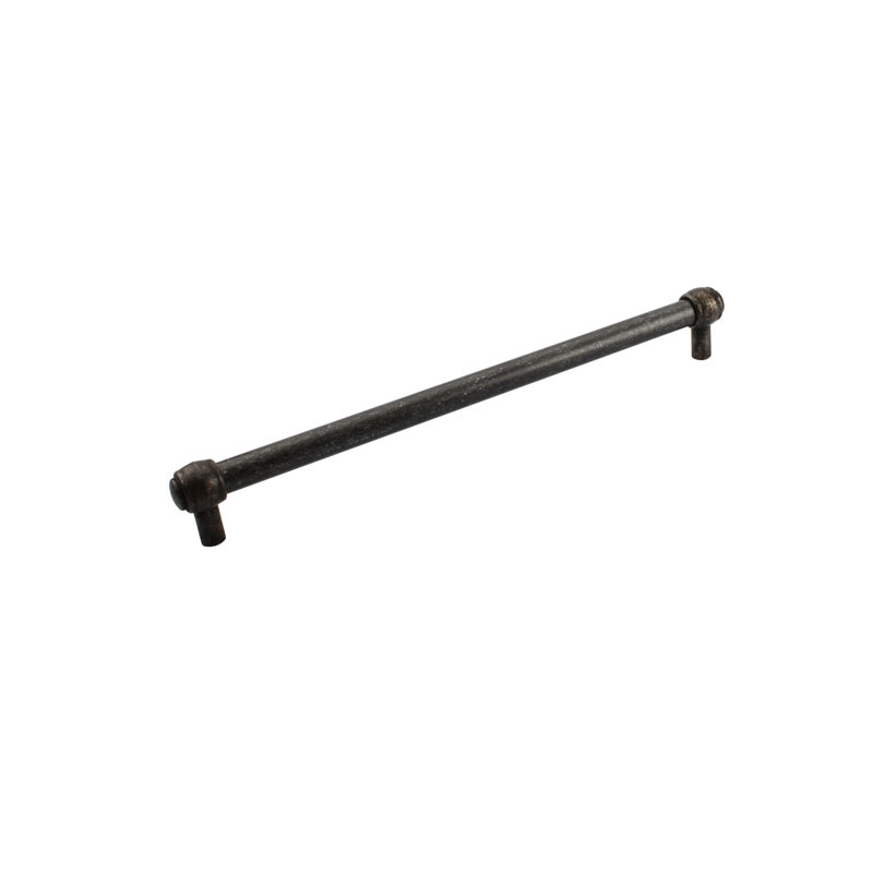 Colonial 8 13/16" Center to Center Bar pull, Antique Black