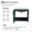 Ensemble de meuble-lavabo simple 24,27 po avec dessus en pierre Keziyah-1126326575