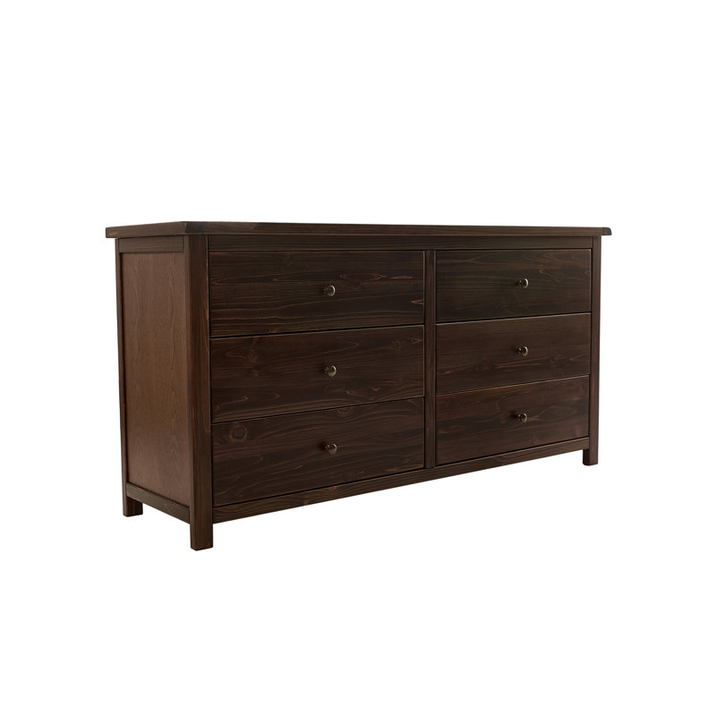 Commode 6 tiroirs Arise-sun, Brun