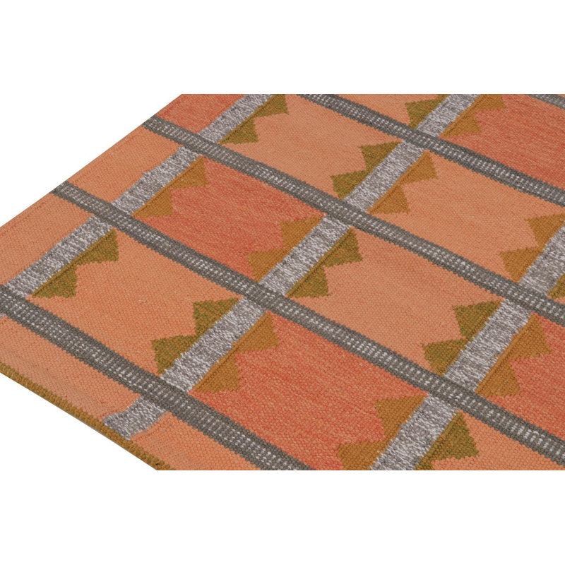 Scandinavian Wool Geometric Area Rug, Rectangle 12' x 18'
