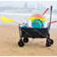 Mini chariot de plage pliable