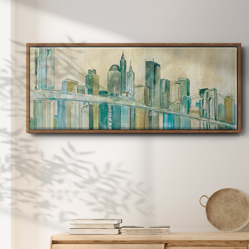 New York City - toile encadrée, H 8 po x l 20 po