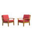 Chaise de patio avec coussins Claytor-511426471-511426469