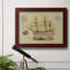 Toile encadrée de qualité supérieure Antique Ship Plan VII - prête à être accrochée-972433703