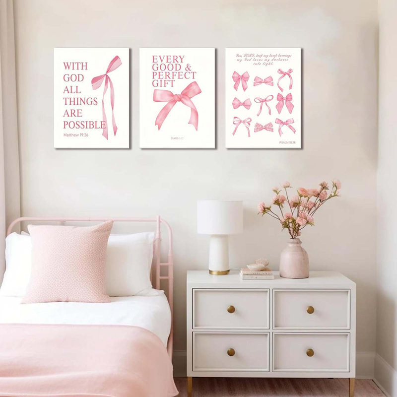 3 Piece Wrapped Canvas Wall Art